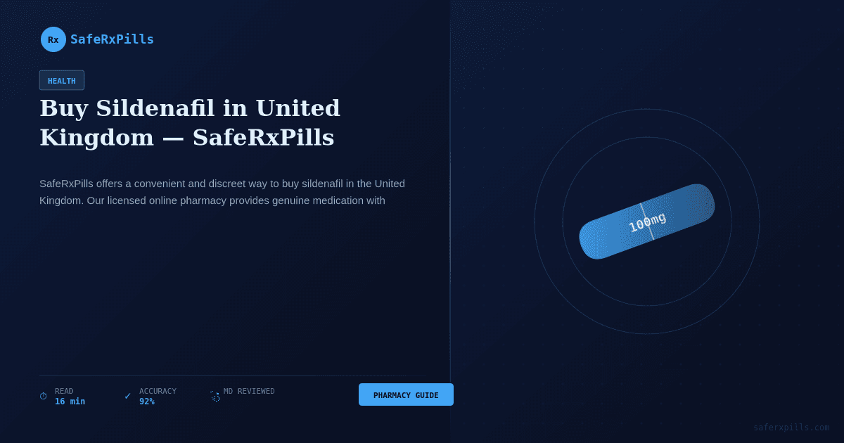 Sildenafil in United Kingdom | SafeRxPills