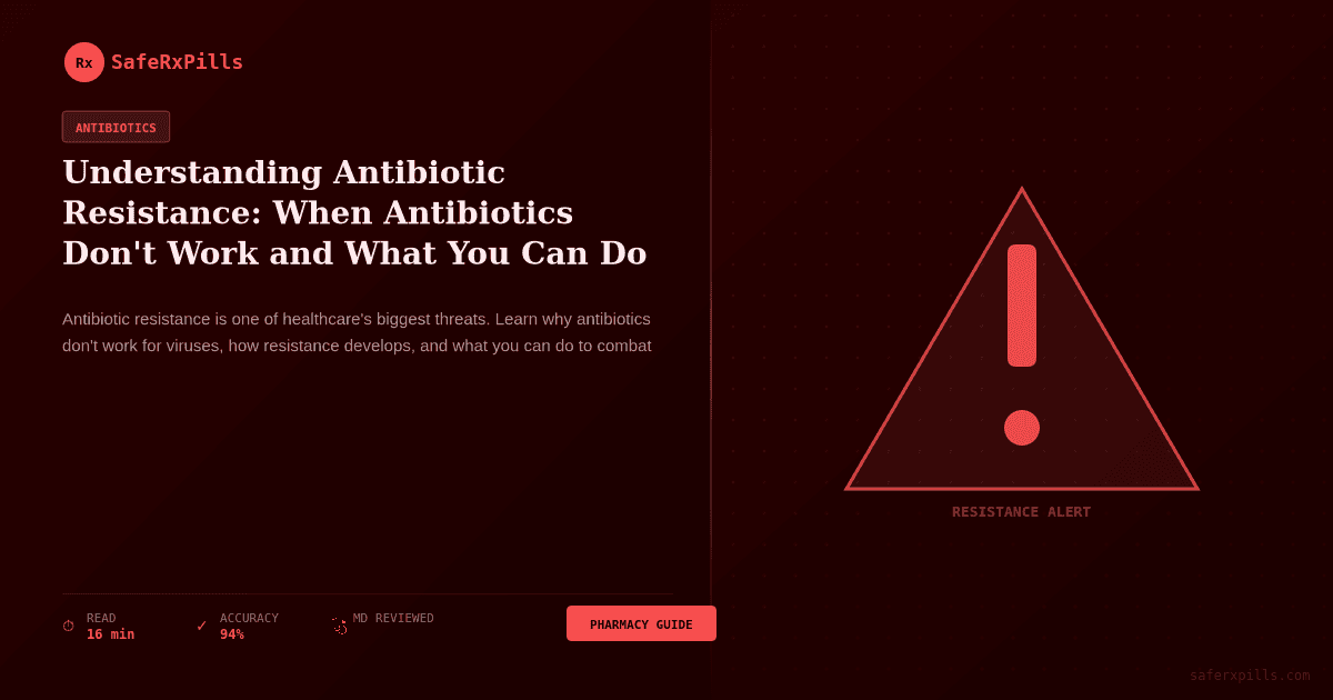 Understanding Antibiotic Resistance | SafeRxPills