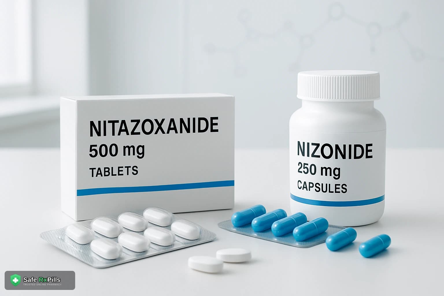 Buy Nitazoxanide 500mg Online USA: Nizonide, Alinia, and What to Know (2026) | SafeRxPills