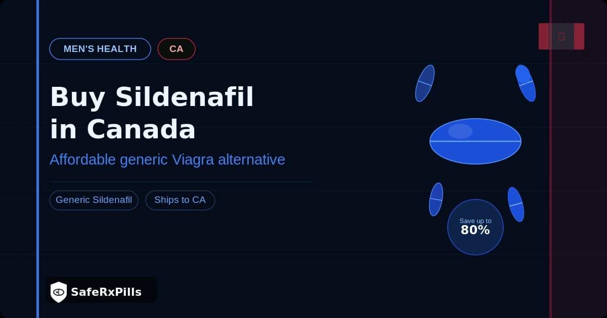 Buy Sildenafil Canada | SafeRxPills