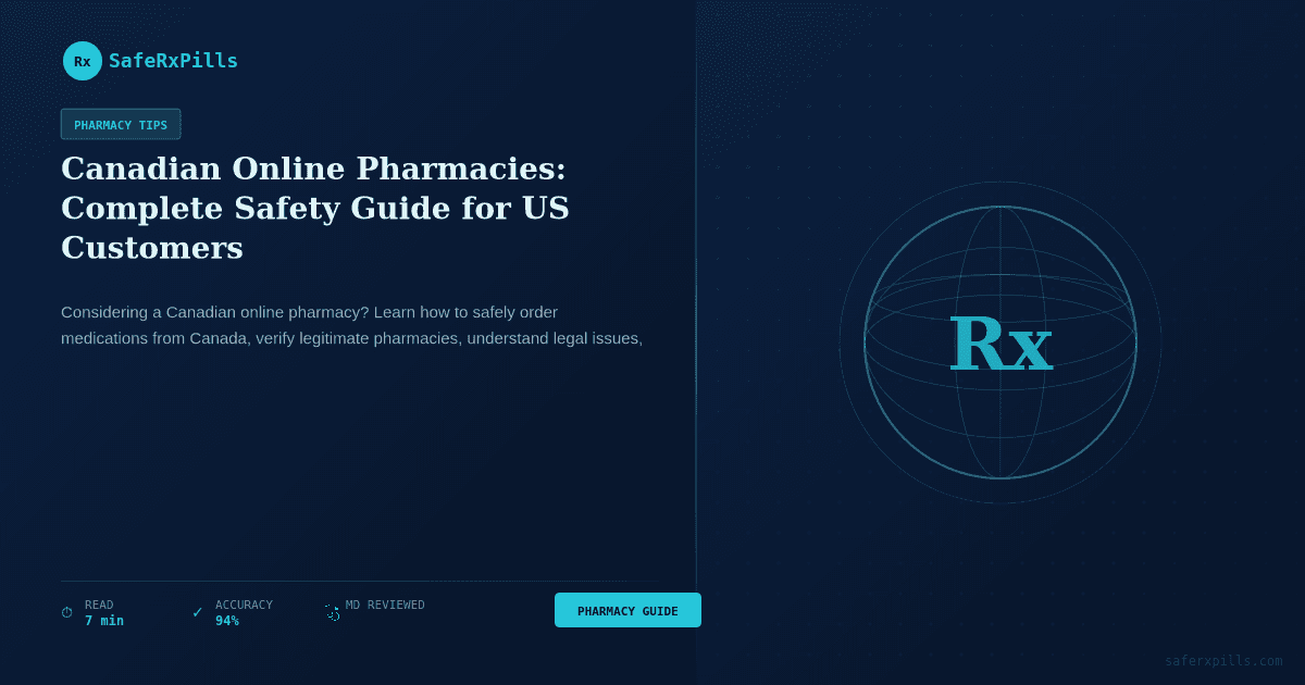 Safe Canadian online pharmacies guide for US customers with verified pharmacy logos and security badges