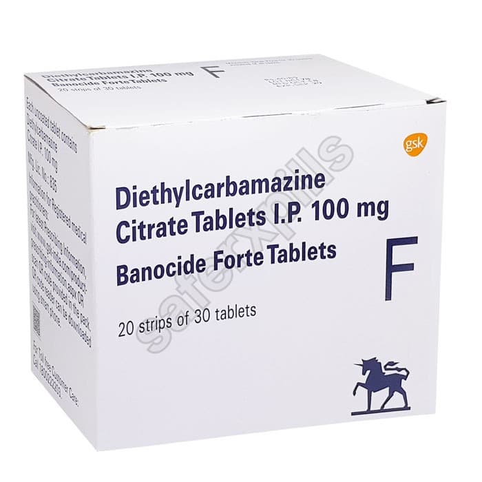 Buy Banocide Forte (Diethylcarbamazine) - Diethylcarbamazine | SafeRxPills