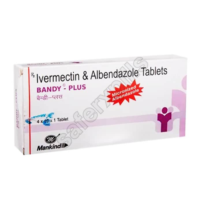 Buy Bandy-Plus Tablet - Ivermectin/Albendazole | SafeRxPills