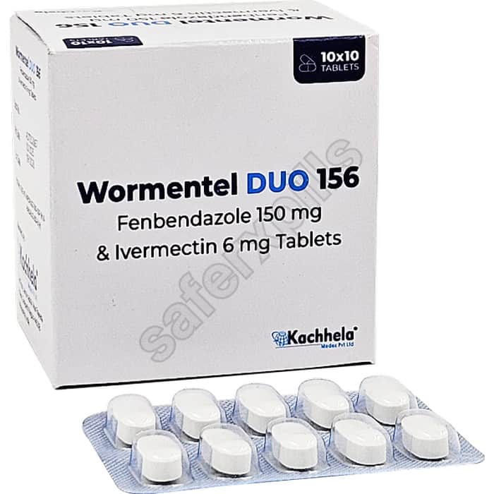 Buy Wormentel Duo 156mg - Fenbendazole/Ivermectin | SafeRxPills
