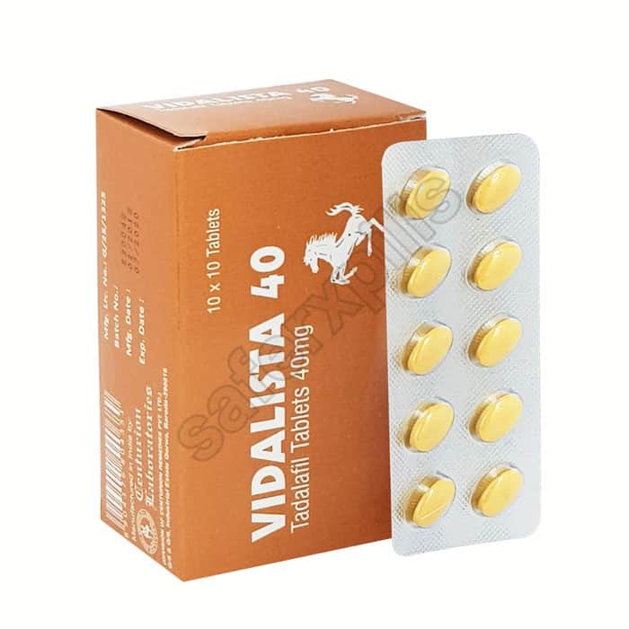 Buy Vidalista 40mg - Tadalafil | SafeRxPills