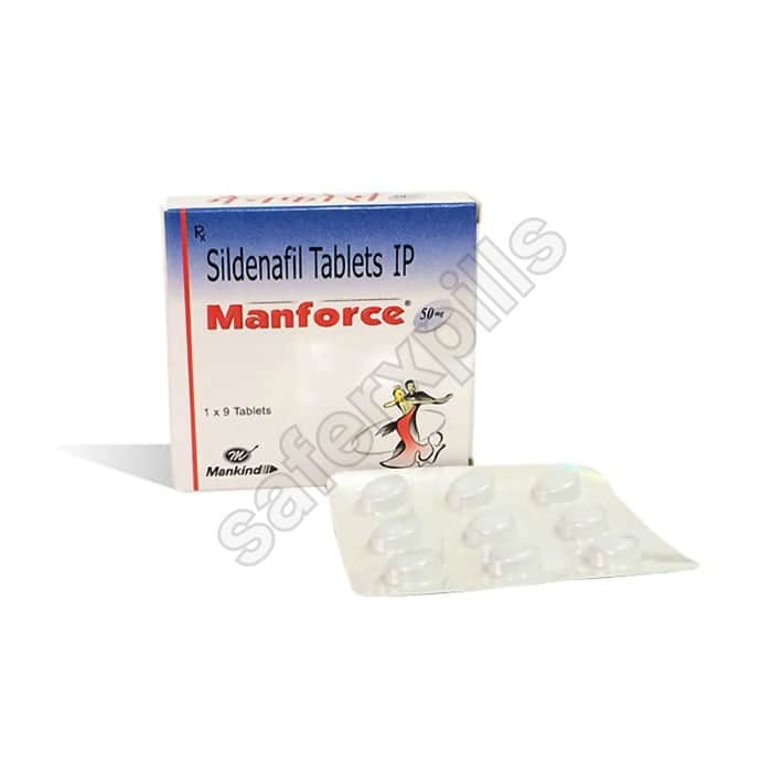 Buy Manforce 50mg - Sildenafil Citrate | SafeRxPills
