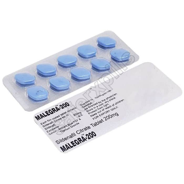 Buy Malegra 200mg - Sildenafil Citrate | SafeRxPills