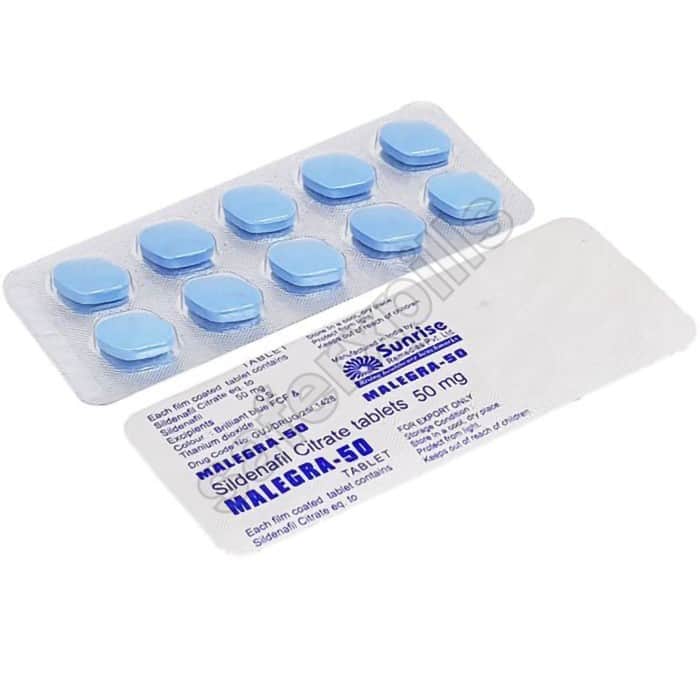 Buy Malegra 50mg - Sildenafil Citrate | SafeRxPills