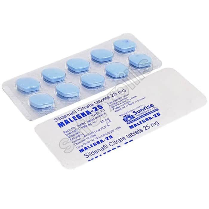 Buy Malegra 25mg - Sildenafil Citrate | SafeRxPills
