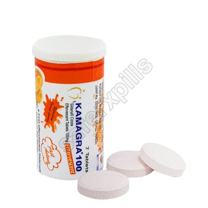 Buy Kamagra Effervescent 100mg - Sildenafil Citrate | SafeRxPills