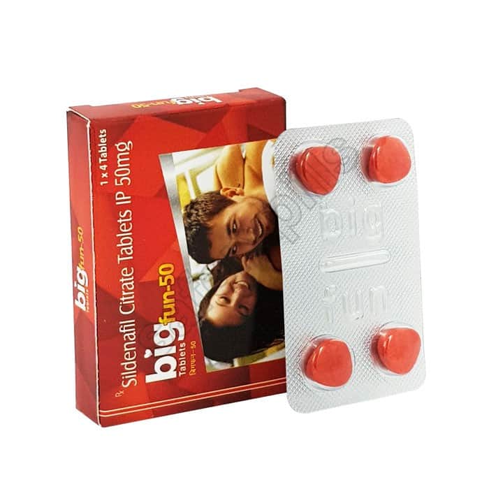 Buy Bigfun 50mg - Sildenafil Citrate | SafeRxPills