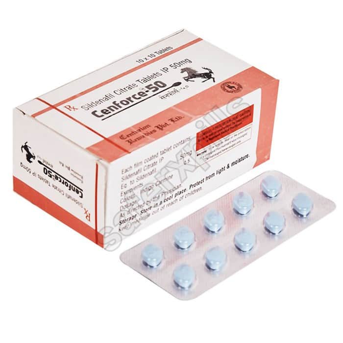 Buy Cenforce 50mg - Sildenafil Citrate | SafeRxPills