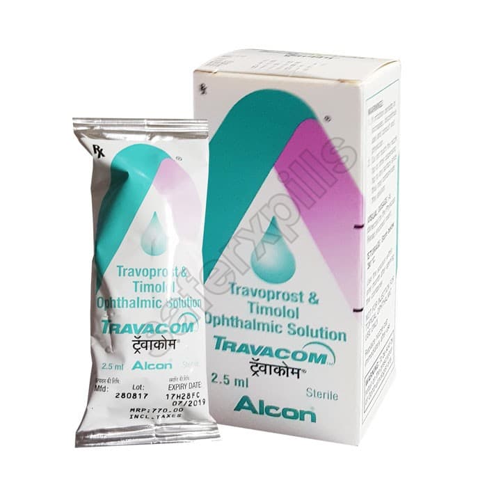 Buy Travacom Eye Drop - Travoprost /Timolol | SafeRxPills