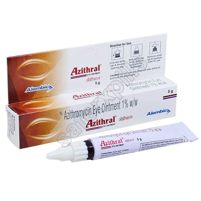 Buy Azithral Eye Ointment - Azithromycin | SafeRxPills