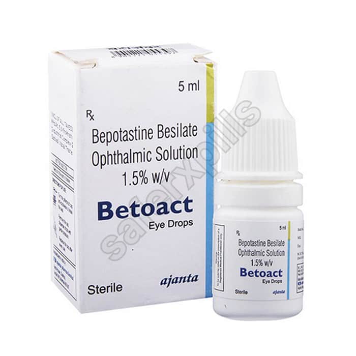 Buy Betoact Eye Drop BAK Free - Bepotastine | SafeRxPills