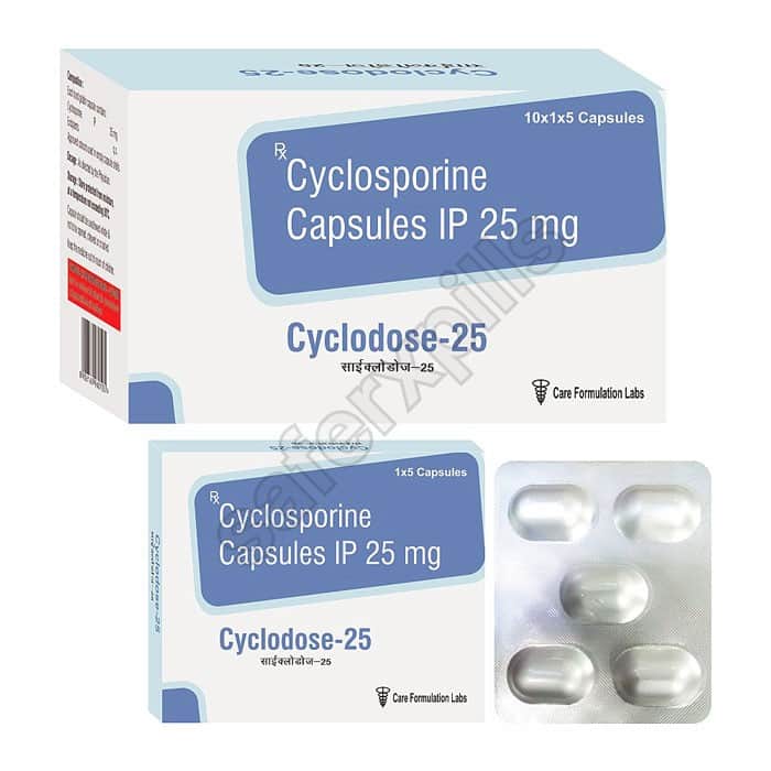 Buy Cyclodose 25mg Capsule - Cyclosporine | SafeRxPills