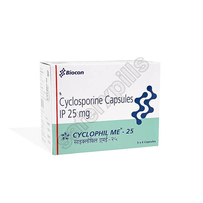 Buy Cyclophil Me 25mg Capsule - Cyclosporine | SafeRxPills
