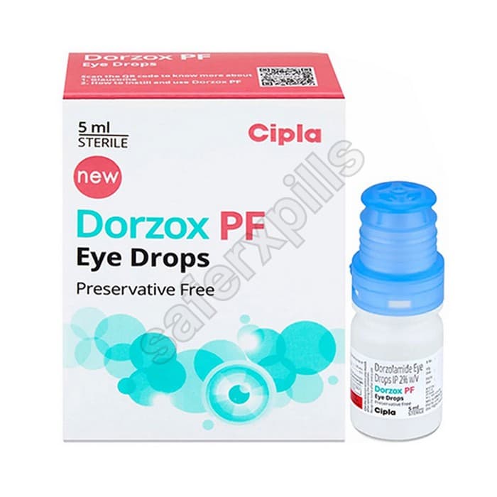 Buy Dorzox PF Eye Drop - Dorzolamide | SafeRxPills
