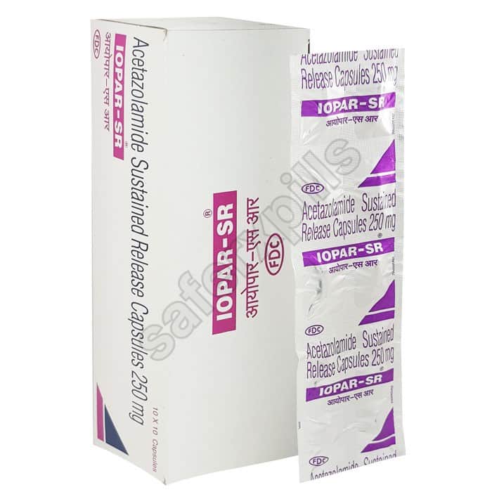 Buy Iopar SR Capsule - Acetazolamide | SafeRxPills