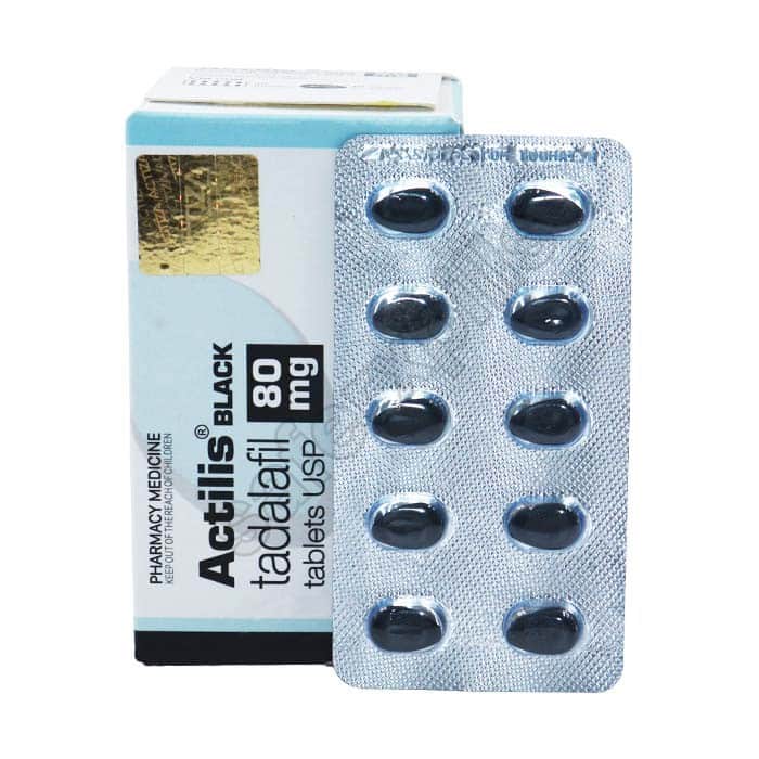 Buy Actilis Black 80mg - Tadalafil | SafeRxPills