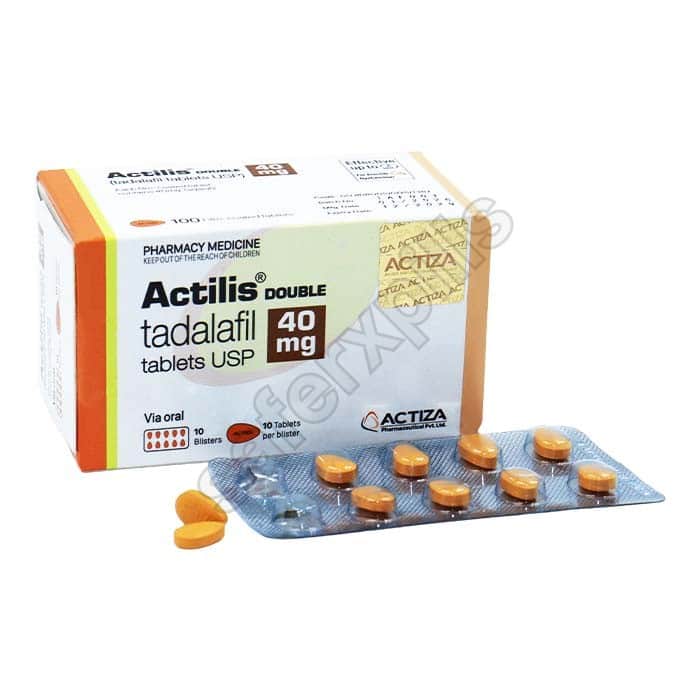 Buy Actilis Double 40mg - Tadalafil | SafeRxPills