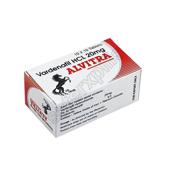 Buy Alvitra 20mg - Vardenafil | SafeRxPills