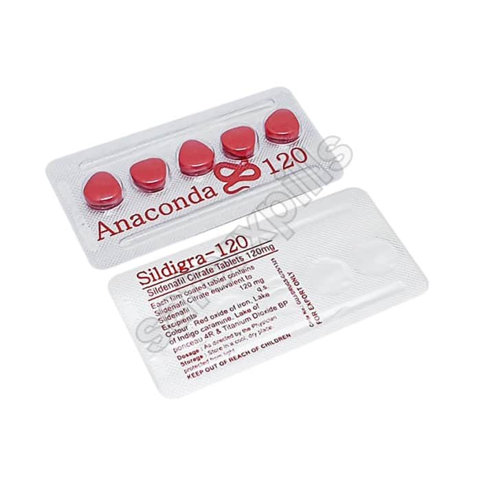 Buy Anaconda 120mg - Sildenafil Citrate | SafeRxPills
