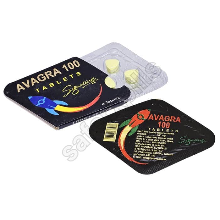 Buy Avagra 100mg - Avanafil | SafeRxPills
