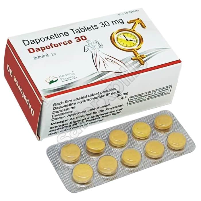 Buy Dapoforce 30mg - Dapoxetine | SafeRxPills