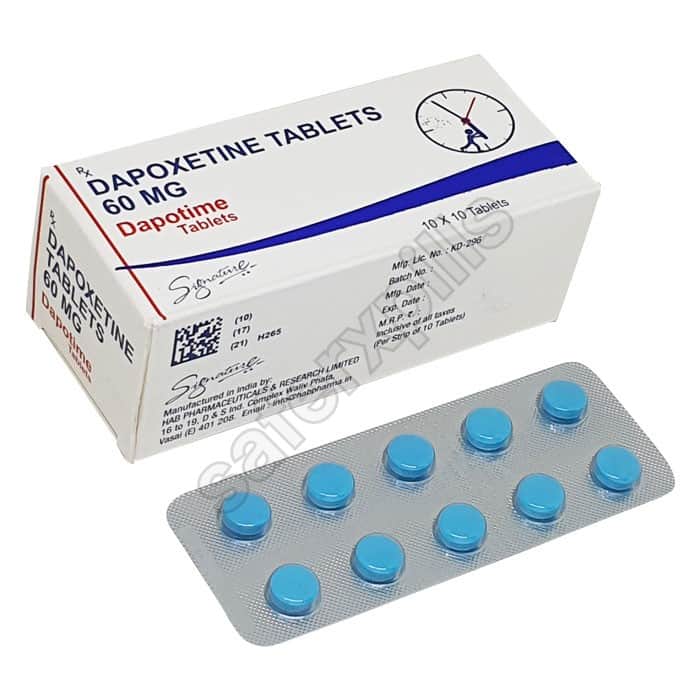 Buy Dapotime 60mg - Dapoxetine | SafeRxPills