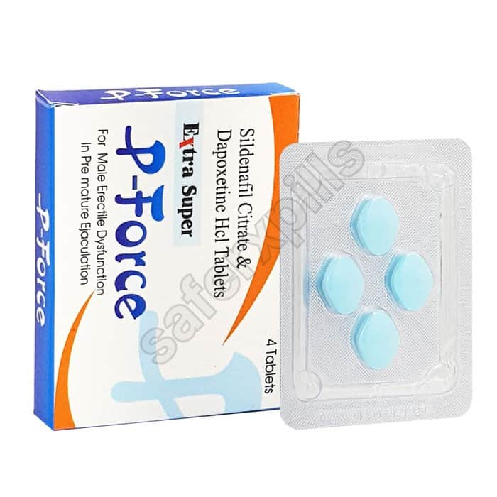 Buy Extra Super P-Force - Sildenafil/Dapoxetine | SafeRxPills
