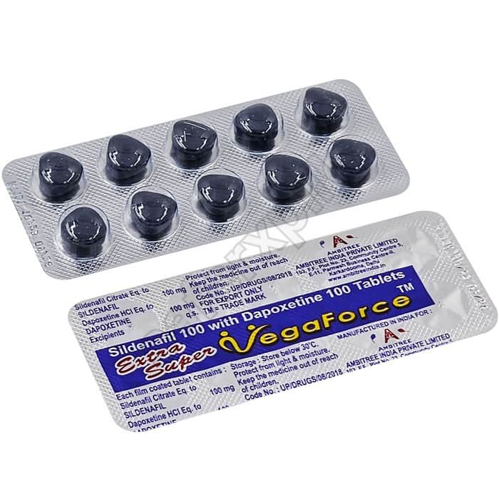 Buy Extra Super Vegaforce - Sildenafil/Dapoxetine | SafeRxPills