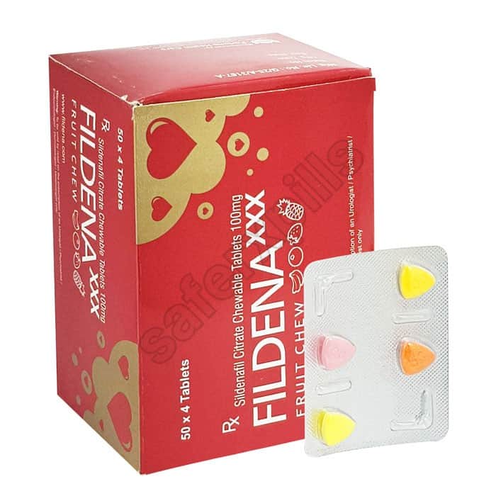 Buy Fildena XXX 100mg - Sildenafil Citrate | SafeRxPills
