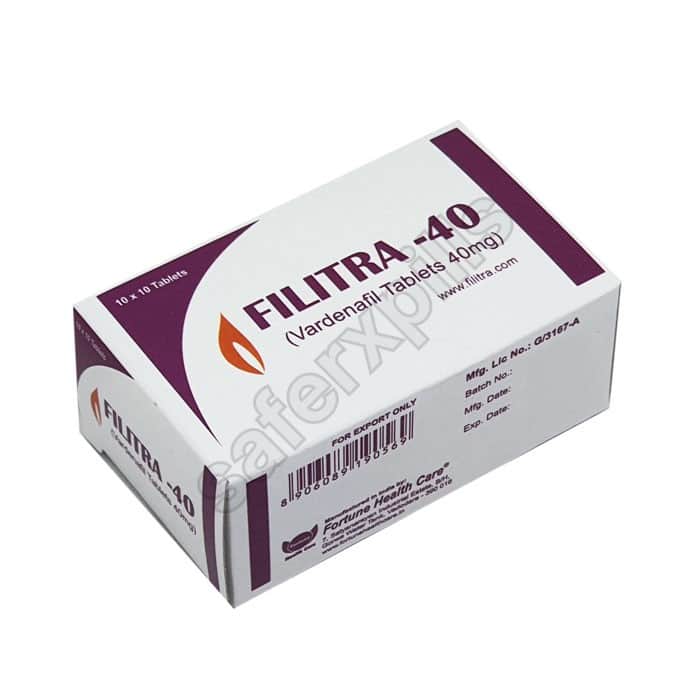 Buy Filitra 40mg - Vardenafil | SafeRxPills