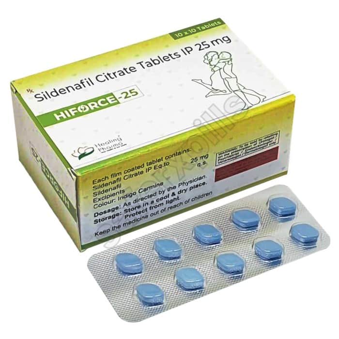 Buy Hiforce 25mg - Sildenafil Citrate | SafeRxPills