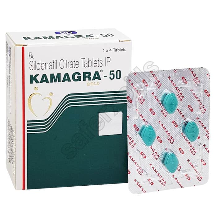 Buy Kamagra Gold 50 - Sildenafil Citrate | SafeRxPills