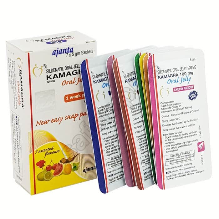 Buy Kamagra Oral Jelly Vol. 2 (Sildenafil/Dapoxetine) online | SafeRxPills