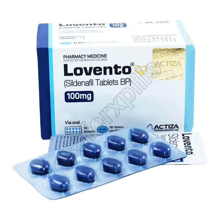 Buy Lovento 100 mg - Sildenafil Citrate | SafeRxPills