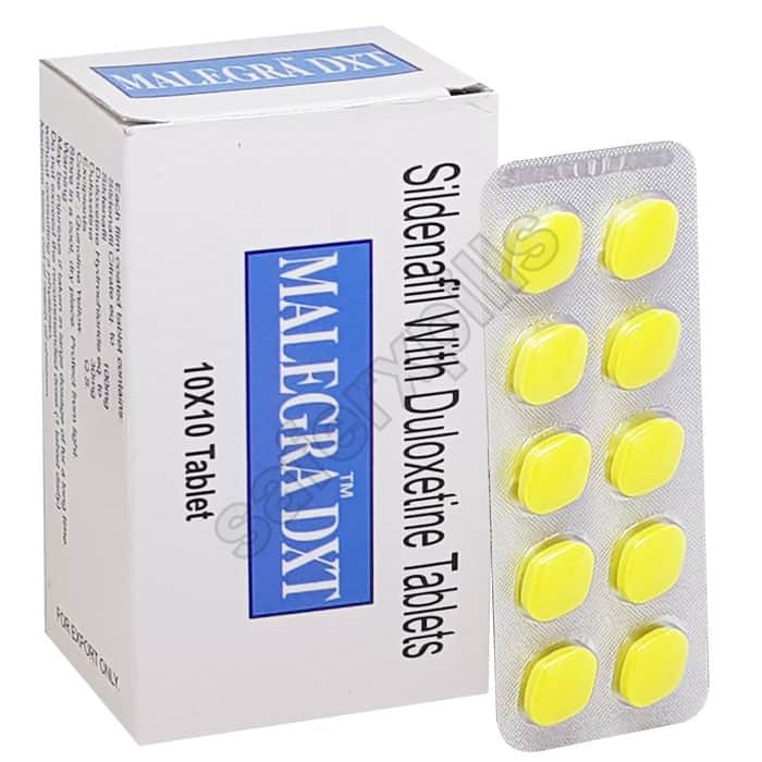 Buy Malegra DXT - Sildenafil Citrate/Duloxetine | SafeRxPills