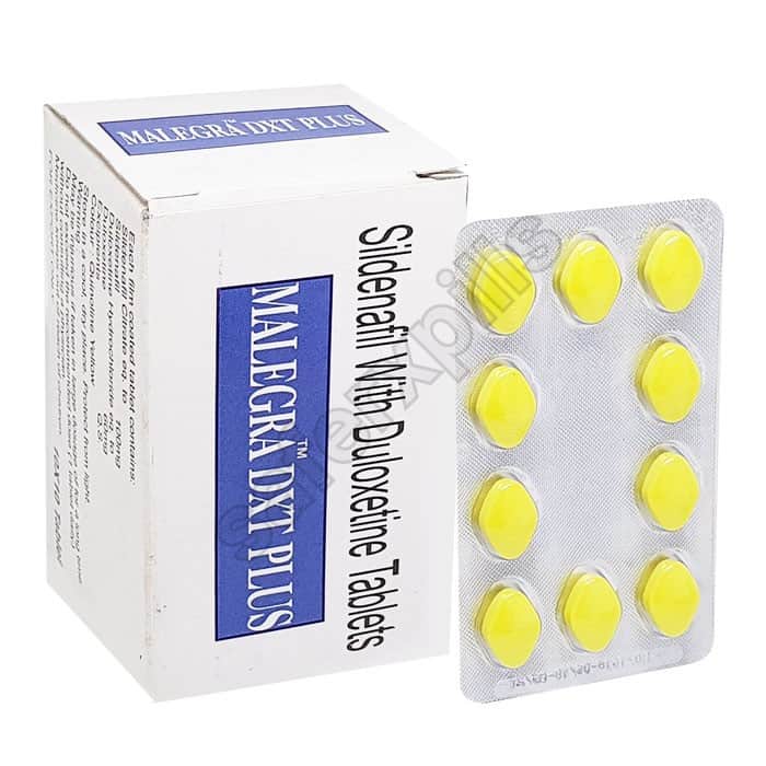 Buy Malegra DXT Plus - Sildenafil Citrate/Duloxetine | SafeRxPills
