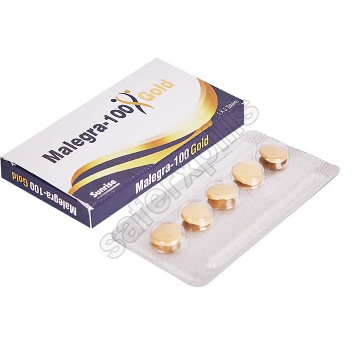 Buy Malegra Gold 100 - Sildenafil Citrate | SafeRxPills