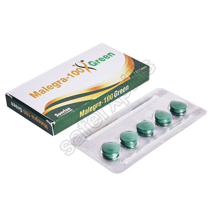 Buy Malegra Green 100 - Sildenafil Citrate | SafeRxPills