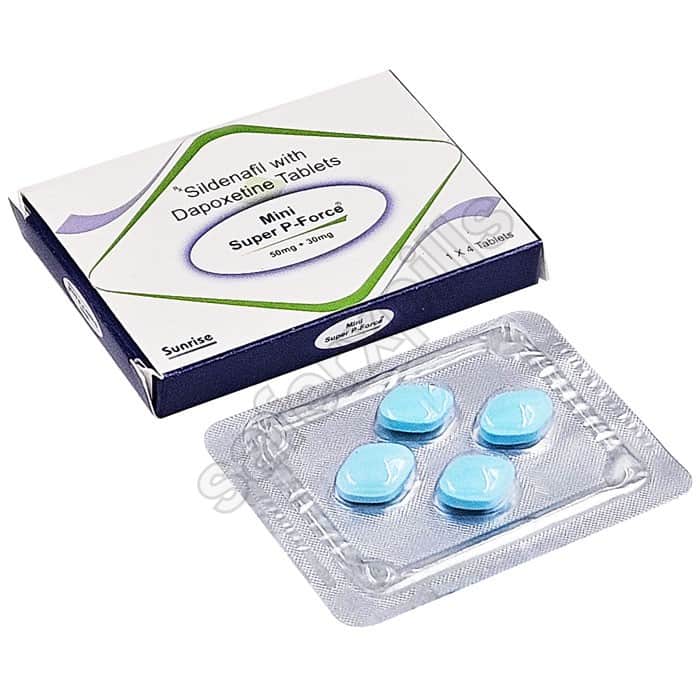 Buy Mini Super P-Force - Sildenafil/Dapoxetine | SafeRxPills
