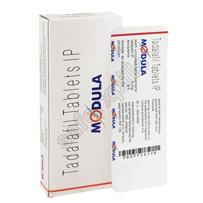 Buy Modula 5mg - Tadalafil | SafeRxPills