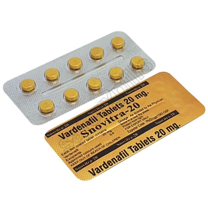 Buy Snovitra 20mg - Vardenafil | SafeRxPills