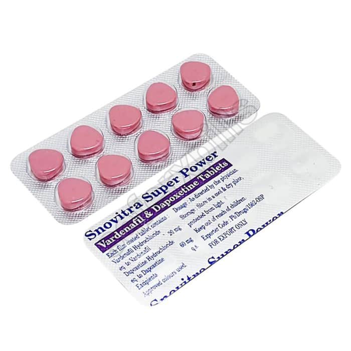 Buy Snovitra Super Power - Vardenafil/Dapoxetine | SafeRxPills