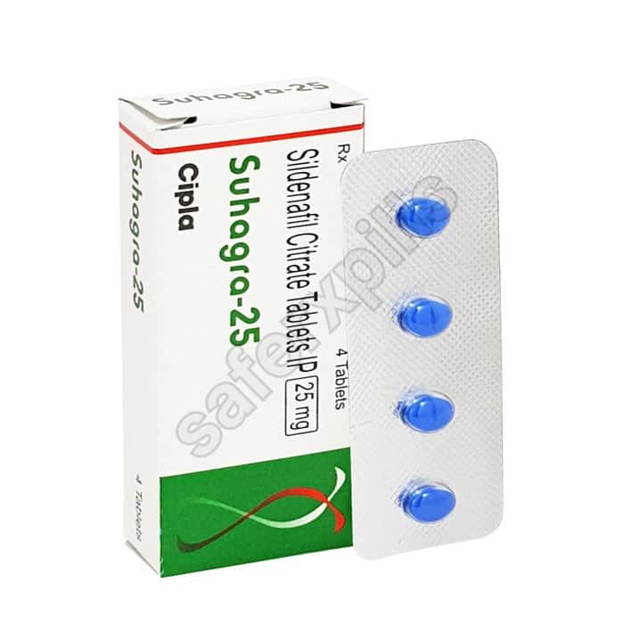Buy Suhagra 25mg - Sildenafil Citrate | SafeRxPills