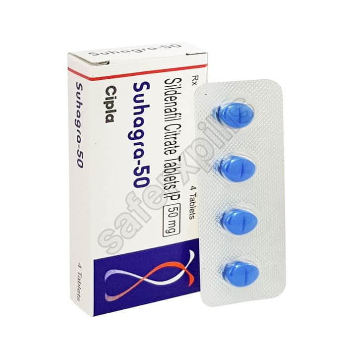Buy Suhagra 50mg - Sildenafil Citrate | SafeRxPills