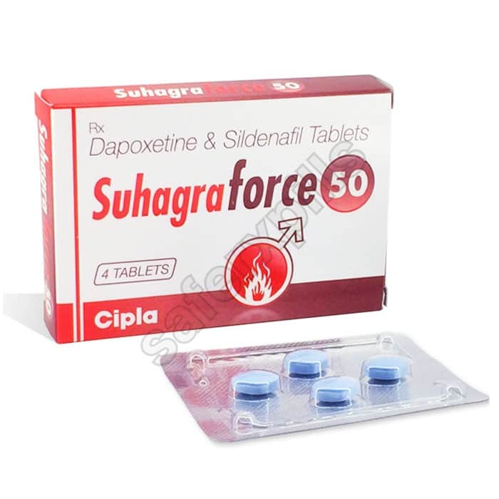 Buy Suhagra Force 50 - Sildenafil/Dapoxetine | SafeRxPills